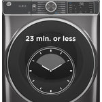 GE Carbon Graphite Smart Steam Front Load Electric Dryer with Sanitize Cycle ( 7.8 cu. ft.) - GFD65ESMVDS