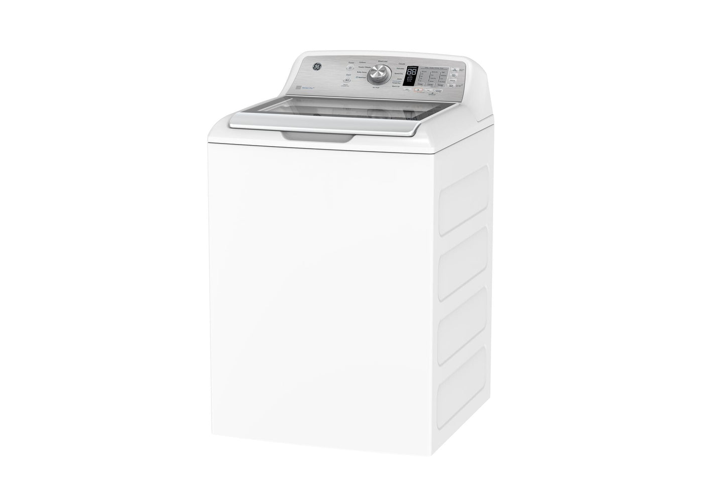 GE White Top-Load Washer (5.3 Cu. Ft.) & GE White Gas Dryer (7.4 Cu. Ft.) - GTW680BMRWS/GTD65GBMRWS