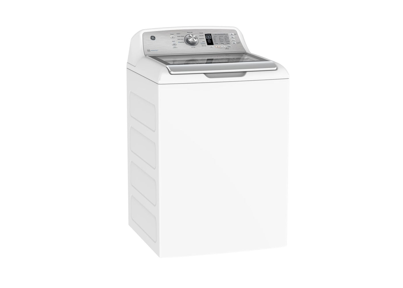 GE White Top-Load Washer (5.3 Cu. Ft.) & GE White Gas Dryer (7.4 Cu. Ft.) - GTW680BMRWS/GTD65GBMRWS