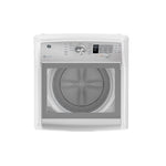 GE White Top-Load Washer (5.3 Cu. Ft.) & GE White Gas Dryer (7.4 Cu. Ft.) - GTW680BMRWS/GTD65GBMRWS