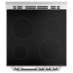 Haier 24" Electric Slide-In Range with Storage Drawer Stainless Steel (2.9 Cu.Ft) - QCA740RMSS