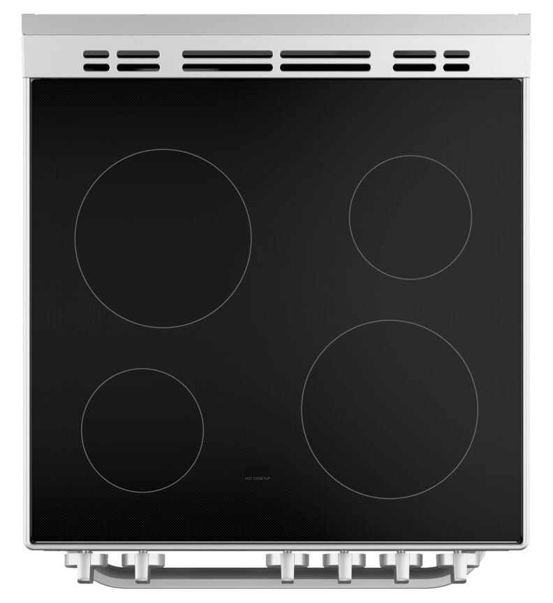 Haier 24" Electric Slide-In Range with Storage Drawer Stainless Steel (2.9 Cu.Ft) - QCA740RMSS