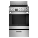 Haier 24" Electric Slide-In Range with Storage Drawer Stainless Steel (2.9 Cu.Ft) - QCA740RMSS