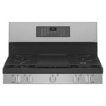 GE Profile Stainless Steel 30" Freestanding Dual-Fuel Range with Air Fry and Storage Drawer (5.7 Cu.Ft) - PC2B935YPFS
