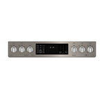 GE Profile Slate Slide-In Electric Convection Range with Air Fry (6.3 Cu. Ft.) - PCS940EMES