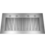 GE Stainless Steel 42" 1200 CFM Custom Range Hood Insert - UVC9420SLSS