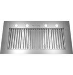 GE Stainless Steel 48" 1200 CFM Custom Range Hood Insert - UVC9480SLSS