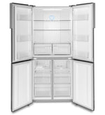 Haier Fingerprint Resistant Stainless Steel 33" Counter Depth 4-Door Refrigerator (16.4 Cu.Ft.) - QHE16HYPFS