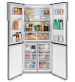 Haier Fingerprint Resistant Stainless Steel 33" Counter Depth 4-Door Refrigerator (16.4 Cu.Ft.) - QHE16HYPFS
