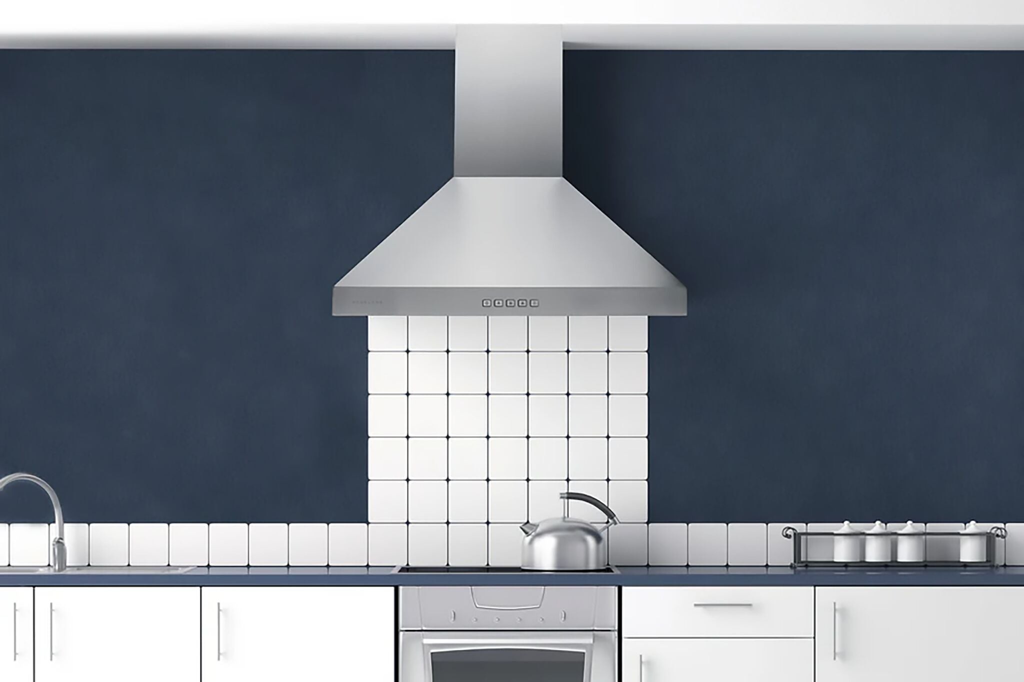Hauslane Stainless Steel 30" 860 CFM Chimney Range Hood - WM-530SS-30P