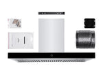 Hauslane Stainless Steel 30" 900 CFM Wall Mount Range Hood - WM-739SS-30