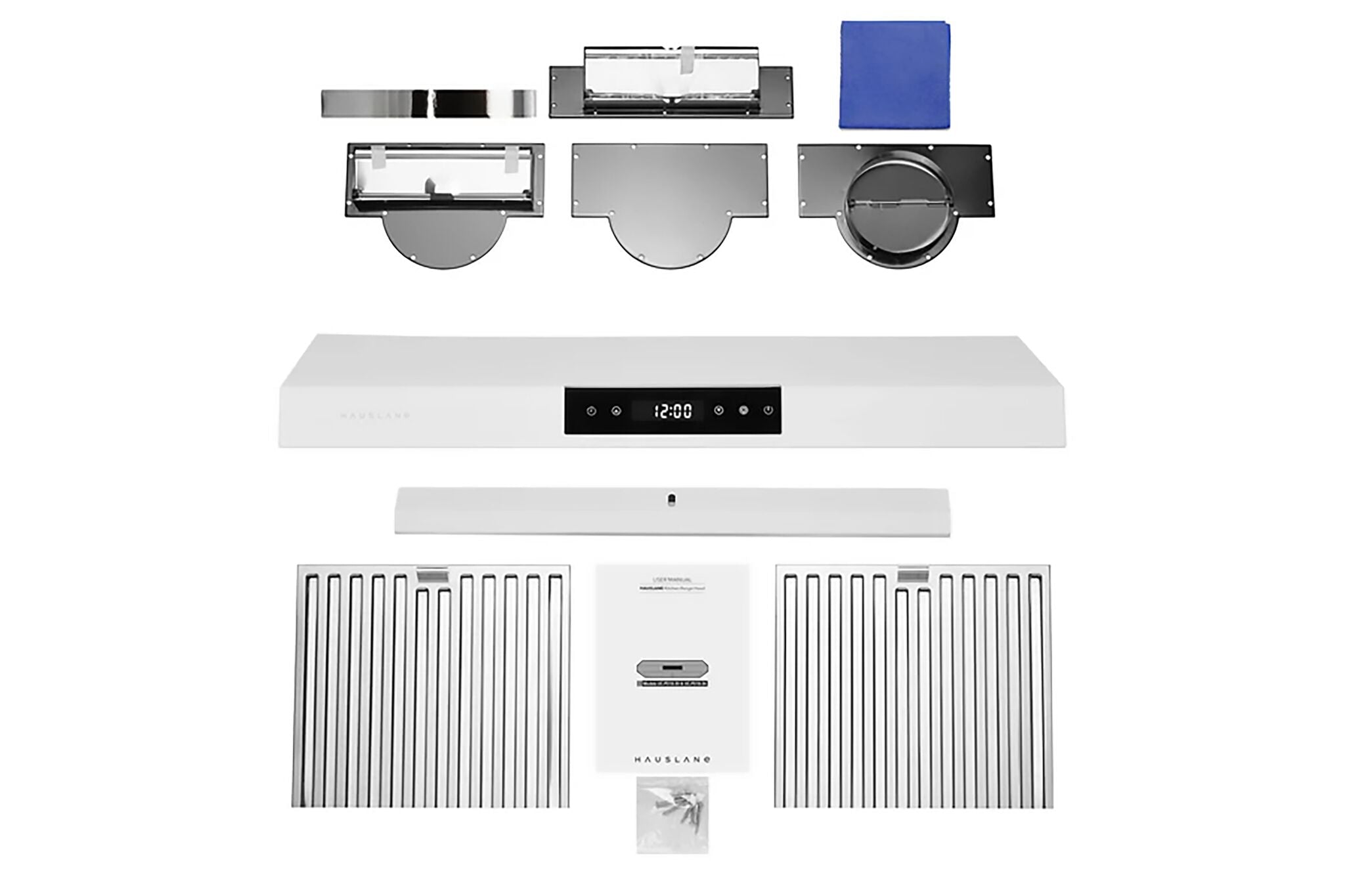 Hauslane Matte White 36" 860 CFM Under Cabinet Range Hood - UC-PS18WHT-36