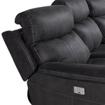 Haven Dual Power Reclining Sofa - Grey