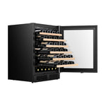 Hisense Stainless Steel Smart 54-Bottle Single Zone Wine Cooler (5.4 cu.ft) - HWS054N6SS