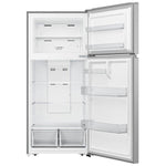 Hisense Fingerprint Resistant Silver 30" Top-Freezer Fridge (18 cu. ft.) - RT18A2FSD