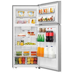 Hisense Fingerprint Resistant Silver 30" Top-Freezer Fridge (18 cu. ft.) - RT18A2FSD