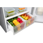 Hisense Fingerprint Resistant Silver 30" Top-Freezer Fridge (18 cu. ft.) - RT18A2FSD