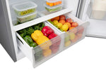Hisense Fingerprint Resistant Silver 30" Top-Freezer Fridge (18 cu. ft.) - RT18A2FSD