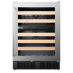 Hisense Stainless Steel Dual Zone Freestanding or Built-In Wine Fridge 46 Bottle -  HWD46029SS