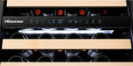 Hisense Stainless Steel Dual Zone Freestanding or Built-In Wine Fridge 46 Bottle -  HWD46029SS