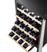 Hisense Stainless Steel Dual Zone Freestanding or Built-In Wine Fridge 46 Bottle -  HWD46029SS