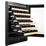 Hisense Stainless Steel Single Zone Freestanding or Built-In Wine Fridge 54 Bottle - HWS54029SS