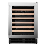 Hisense Stainless Steel Single Zone Freestanding or Built-In Wine Fridge 54 Bottle - HWS54029SS