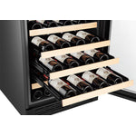 Hisense Stainless Steel Single Zone Freestanding or Built-In Wine Fridge 54 Bottle - HWS54029SS