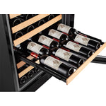 Hisense Stainless Steel Single Zone Freestanding or Built-In Wine Fridge 54 Bottle - HWS54029SS