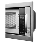 KitchenAid Stainless Steel Built-In Low Profile Microwave with Trim Kit (1.1 cu. ft.) - YKMBT5011KS