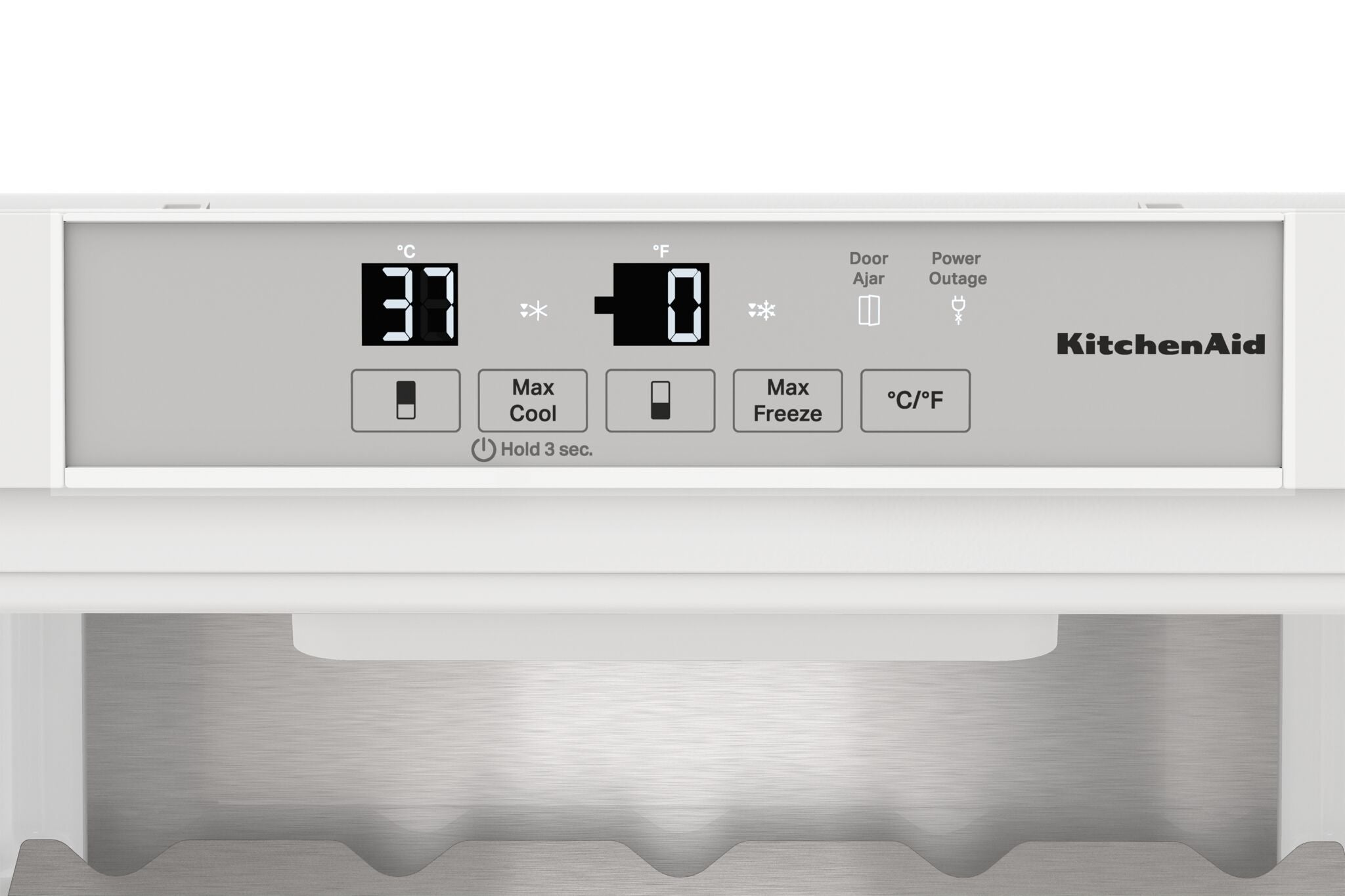 KitchenAid Panel Ready 22" Bottom Mount Refrigerator (8.8 cu. ft) - KBBX102MPA