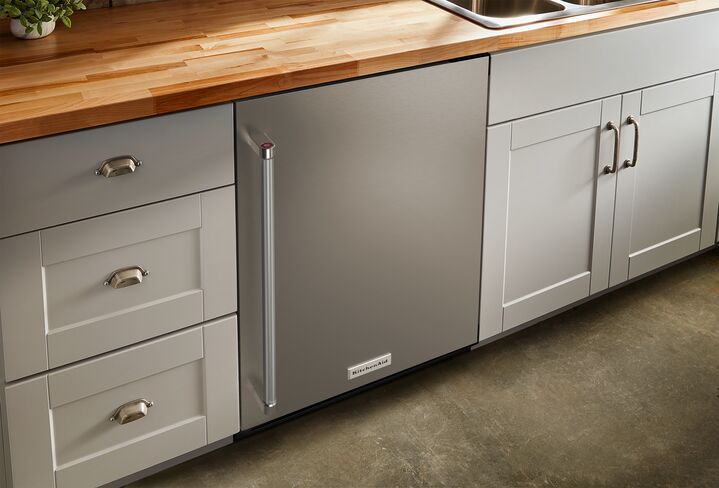 KitchenAid Stainless Steel Under-Counter Refrigerator (5.0 cu. ft.) - KURR114KSB