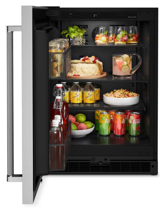 KitchenAid Stainless Steel Under-Counter Refrigerator (4.9 cu. ft.) - KURL114KSB