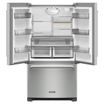 KitchenAid Fingerprint Resistant Stainless Steel Counter-Depth French Door Refrigerator (20 Cu.Ft) - KRFC136RPS