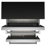 KitchenAid Stainless Steel 24" Undercounter Double-Drawer Refrigerator/Freezer (4.29 Cu Ft) - KUDF204KSB