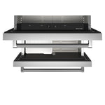 KitchenAid Stainless Steel 24" Undercounter Double-Drawer Refrigerator/Freezer (4.29 Cu Ft) - KUDF204KSB