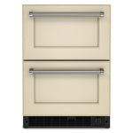 KitchenAid Panel Ready 24" Undercounter Double-Drawer Refrigerator/Freezer (4.29 Cu Ft) - KUDF204KPA