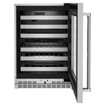 KitchenAid Stainless Steel Under-Counter 46-Bottle Wine Cellar (5.0 cu. ft.) - KUWR314KSS