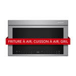 KitchenAid Four micro-ondes 1,1 pi cu avec hotte intégrée acier inoxydable PrintShieldMC YKMMF730PPS--
