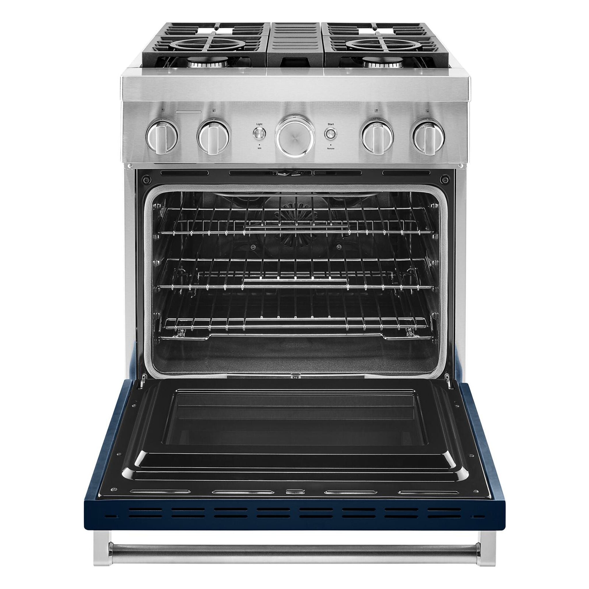 KitchenAid® Ink Blue Smart Freestanding Dual Fuel Range (4.1 Cu. Ft.) - KFDC500JIB