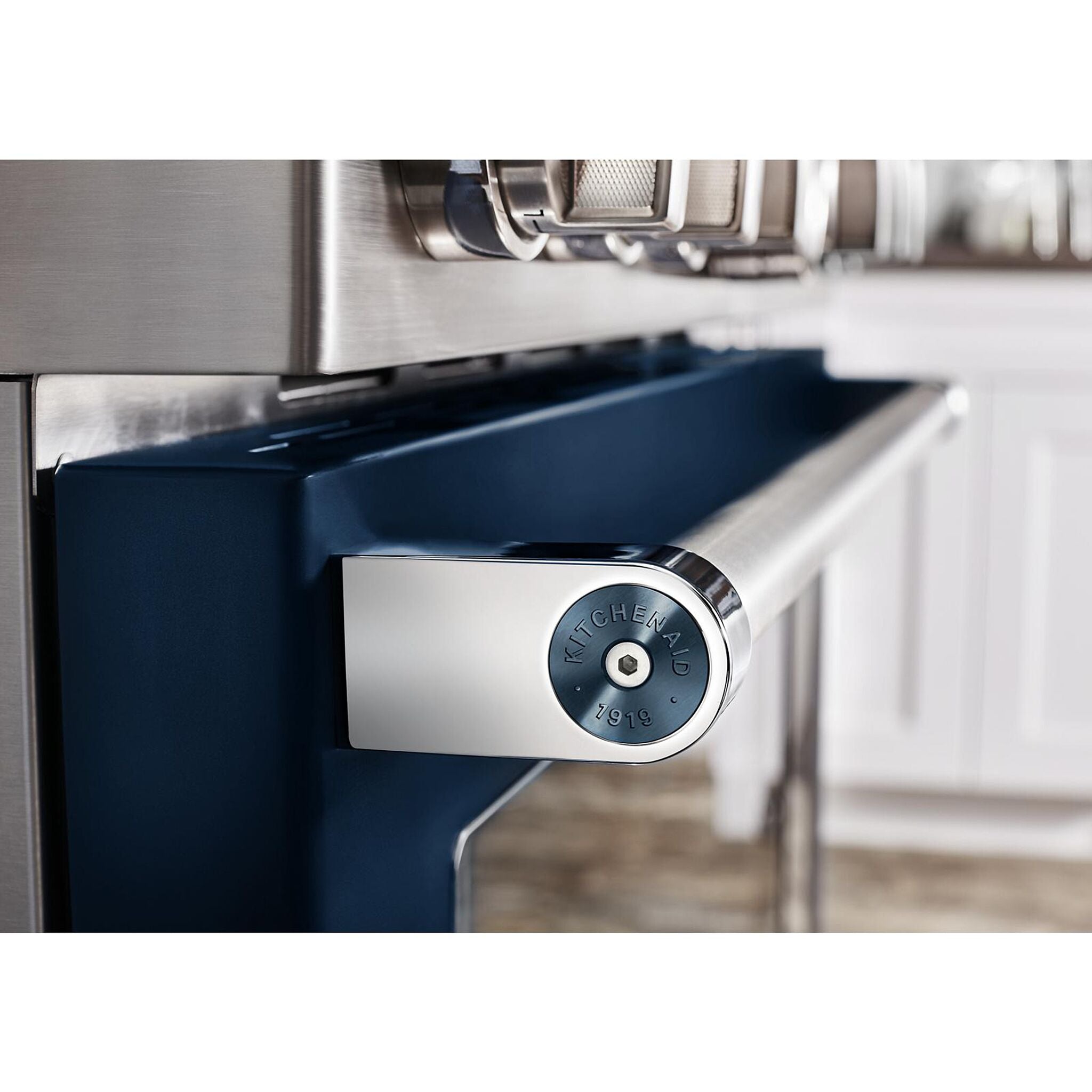 KitchenAid Ink Blue Smart Freestanding Gas Range (5.1 Cu. Ft.) - KFGC506JIB