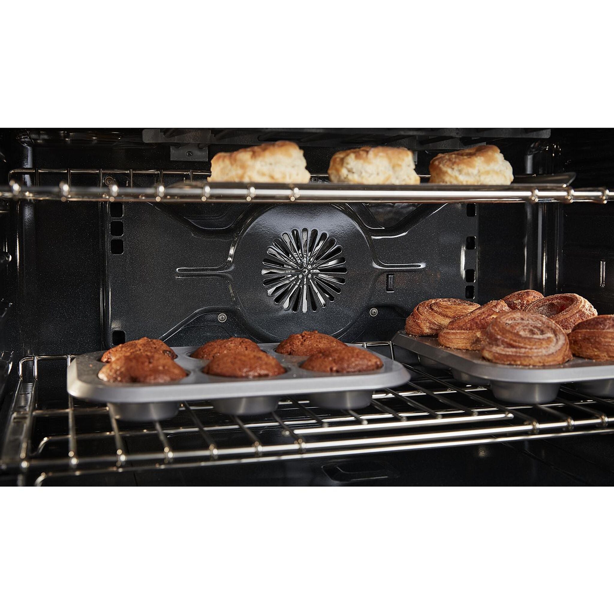 KitchenAid Ink Blue Smart Freestanding Gas Range (5.1 Cu. Ft.) - KFGC506JIB