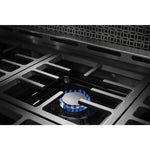 KitchenAid Imperial Black Smart Freestanding Gas Range (6.3 Cu. Ft.) - KFGC558JBK