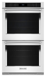 KitchenAid White 30" Double Wall Oven (10.00 Cu Ft) - KOED530PWH