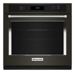 KitchenAid Black Stainless Steel with PrintShield™ Finish 30" Wall Oven (5.00 Cu Ft) - KOES530PBS