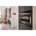 KitchenAid Black Stainless Steel with PrintShield™ Finish 30" Wall Oven (5.00 Cu Ft) - KOES530PBS