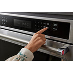 KitchenAid PrintShield Stainless 30" Wall Oven and Microwave Combination (5.0 Cu. Ft. / 1.4 Cu. Ft.) - KOEC530PPS