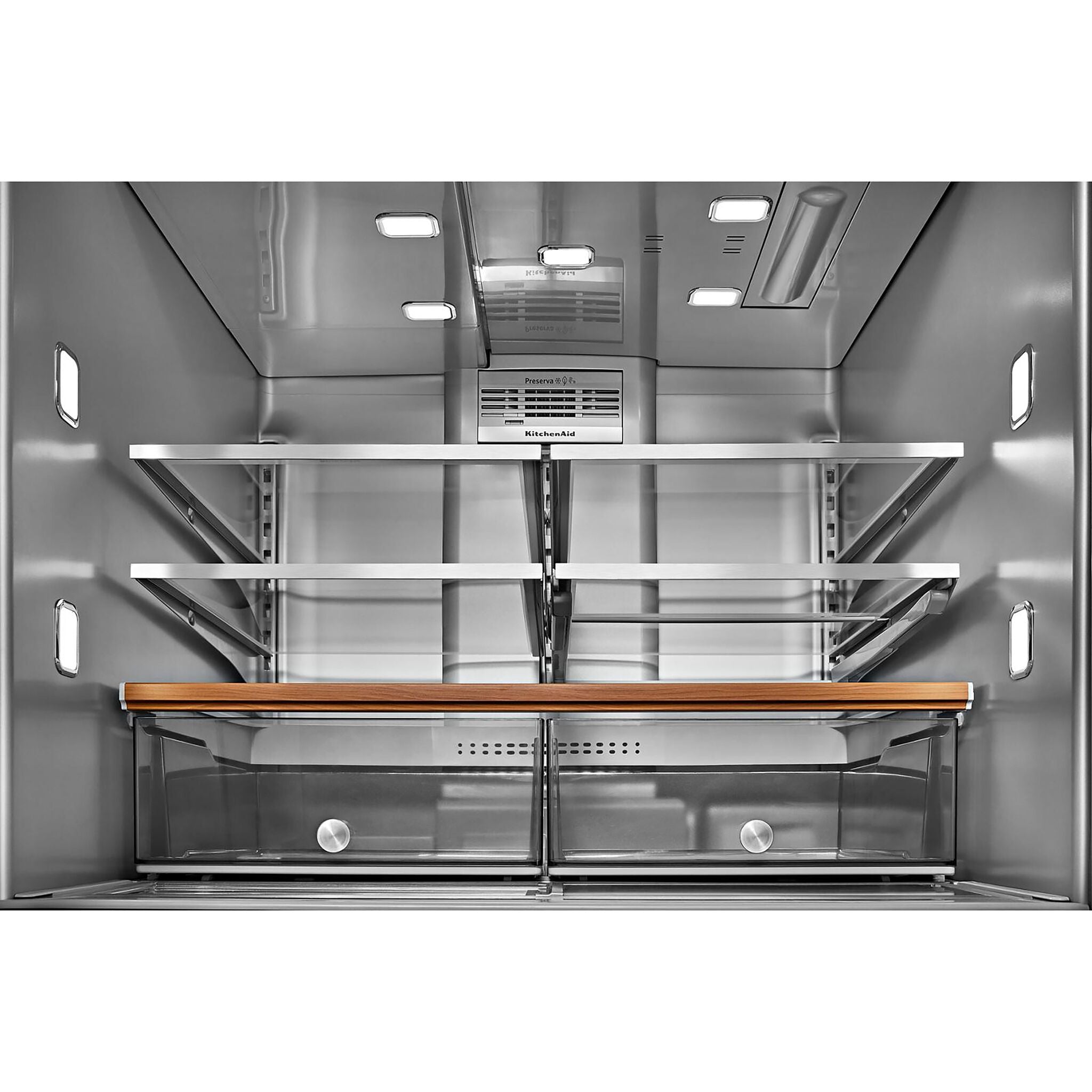 KitchenAid PrintShield Stainless French Door Refrigerator (26.2 Cu.Ft.) - KRMF536RPS
