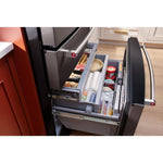 KitchenAid Black Stainless French Door Refrigerator (26.2 Cu.Ft.) - KRMF536RBS