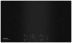 KitchenAid Black 36" 5-Element Electric Sensor Induction Cooktop - KCIG556JBL